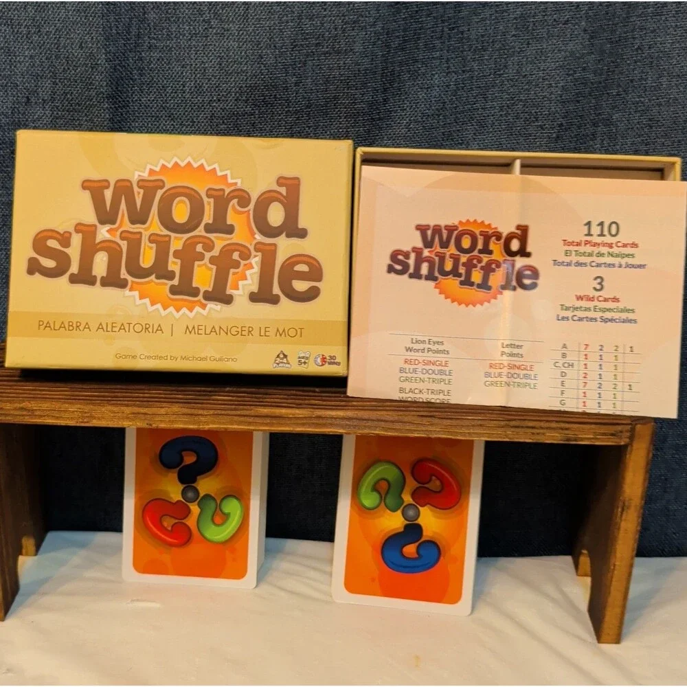 Breaking Games Word Shuffle Card Game 2016 Complete 852468006083